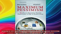 READ book  Buying at the Point of Maximum Pessimism Six Value Investing Trends from China to Oil to Full EBook