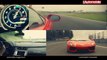 La Lamborghini Aventador sur piste
