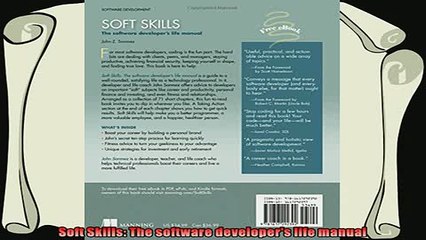 complete  Soft Skills The software developers life manual