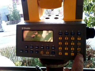 ORIENTACION ESTACION TOTAL TRIMBLE 3605