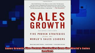 behold  Sales Growth Five Proven Strategies from the Worlds Sales Leaders
