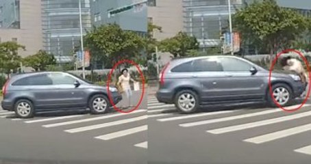 Yolun Karşınısına Geçmeye Çalışan Talihsiz Kadın Arabanın Altında Kaldı