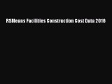 PDF RSMeans Facilities Construction Cost Data 2016  EBook