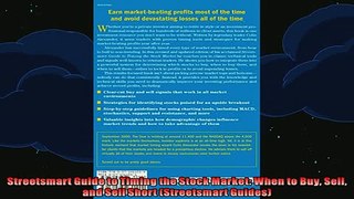READ book  Streetsmart Guide to Timing the Stock Market When to Buy Sell and Sell Short Streetsmart Full Free