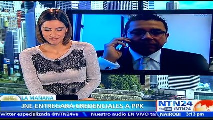 Fujimorismo debe ser consciente que ahora necesitamos un Perú unido: personero legal de Kuczynski a NTN24