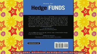 READ book  Hedge Funds Definitive Strategies and Techniques Full Free