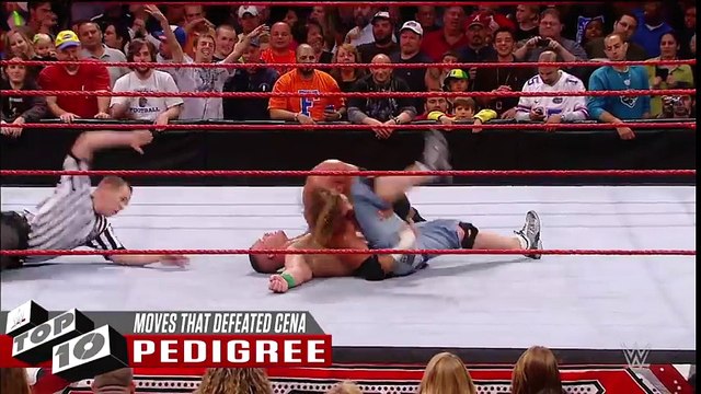 Dominating Moves That Defeated John Cena - WWE Top 10, June 18, 2016