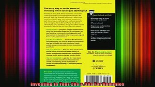 DOWNLOAD FREE Ebooks  Investing in Your 20s  30s For Dummies Full Free