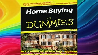 DOWNLOAD FREE Ebooks  Home Buying For Dummies 3rd edition Full Free