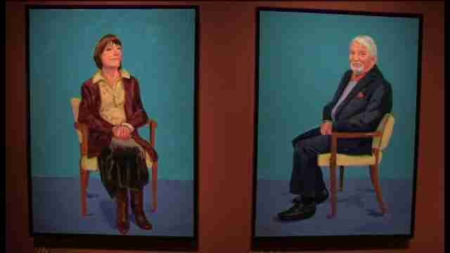 Una mirada a la vida de Hockney en EEUU a través de 83 retratos