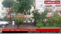 Kuvvetli Yağış Yaşamı Olumsuz Etkiledi.