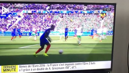 2016 EURO  France Irlande le résumé du Match_ les 3 buts