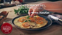 Smoked Mackerel, Tomato and Gruyère Omelette