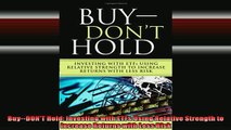 READ book  BuyDONT Hold Investing with ETFs Using Relative Strength to Increase Returns with Less Full Free