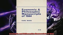 Read here Economic and Philosophic Manuscripts of 1844