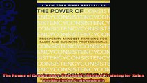 there is  The Power of Consistency Prosperity Mindset Training for Sales and Business Professionals