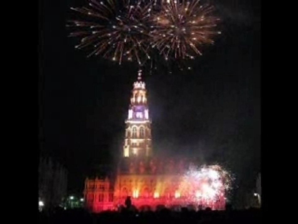 Embrasement Beffroi Arras le 04.09.06