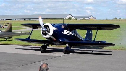 Mise en route du Staggerwing Basé à Abbeville