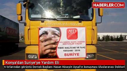 Konya'dan Suriye'ye Yardım Eli