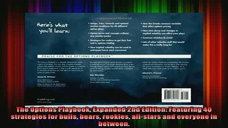 READ book  The Options Playbook Expanded 2nd Edition Featuring 40 strategies for bulls bears rookies Full EBook