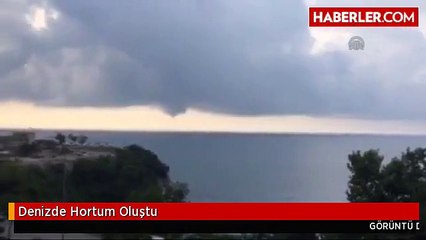 Denizde Hortum Oluştu