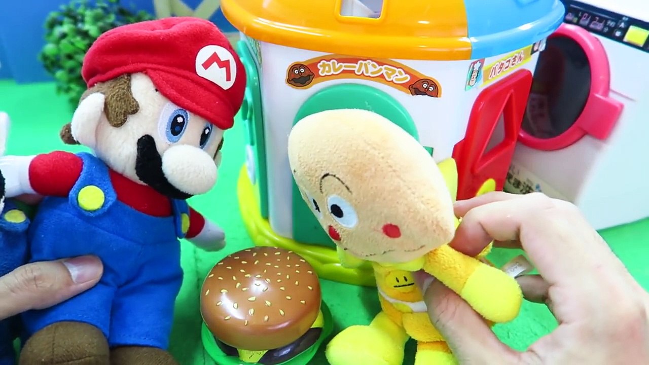 ルイージ登場 マリオ兄弟 いろんなことに挑戦だ アンパンマン 人形劇 Mario Brothers