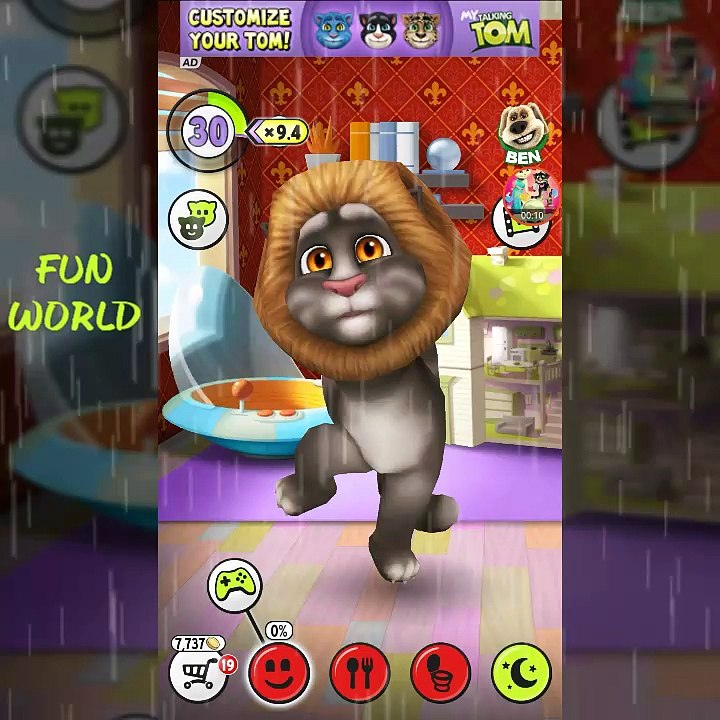 My Talking Tom Level 30 - Gameplay Cat Tom Kids Personal Cares HD