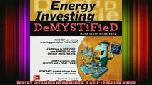 Free Full PDF Downlaod  Energy Investing DeMystified A SelfTeaching Guide Full Free