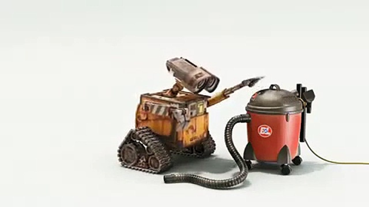Pixar Short WallE meets vacuum cleaner