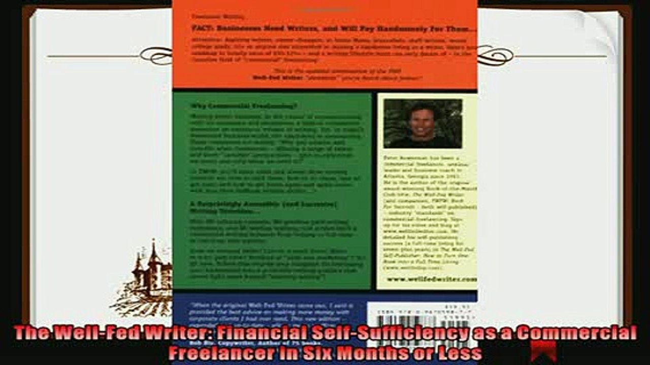 complete  The WellFed Writer Financial SelfSufficiency as a Commercial Freelancer in Six Months