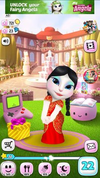 My Talking Angela -New Hairstyle Gameplay Level 22 android/iphone/ipad