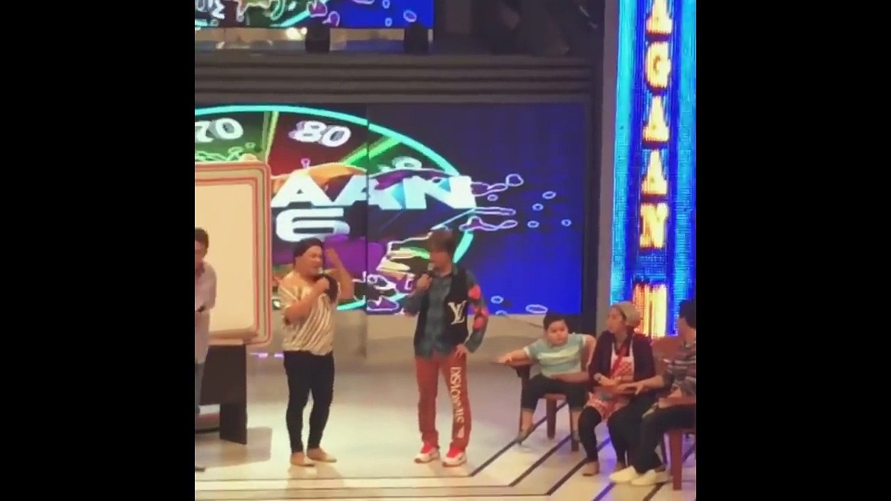 Eat Bulaga Bulagaan June 25, 2016 Behind the scene nina Alden Richards at Maine Mendoza!