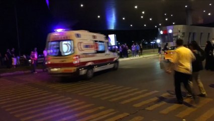Ambulances rush to Istanbul airport after suicide attack kills 32