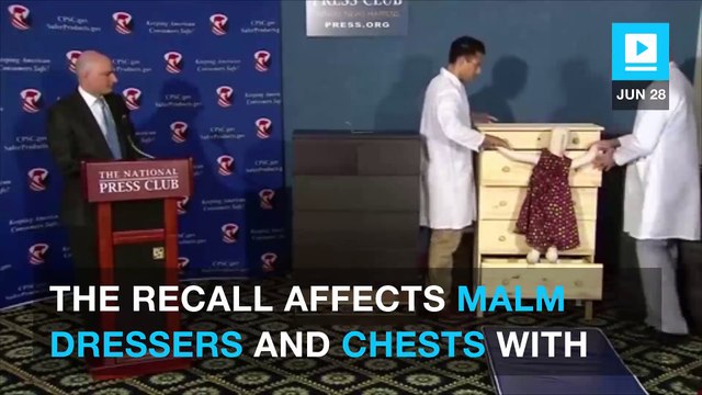 Ikea recalls millions of chests, dressers because of tip-over hazard