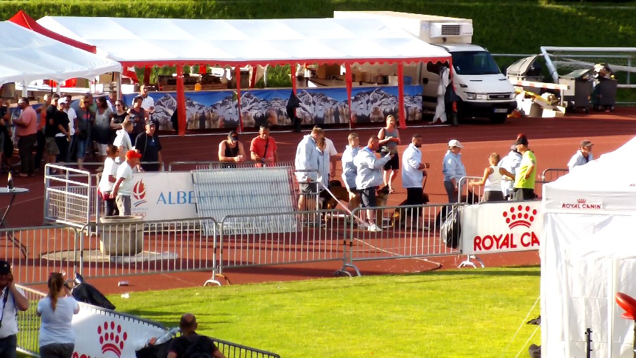 Arrivée concurrents Grand Prix - Albertville 2016