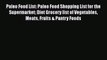 Read Paleo Food List: Paleo Food Shopping List for the Supermarket Diet Grocery list of Vegetables