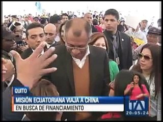 Misión ecuatoriana viajará a China en busca de financiamiento