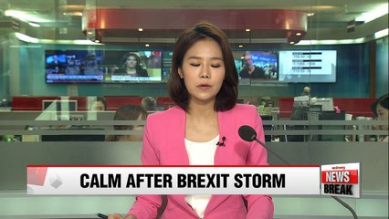 Global markets calm after massive post-Brexit sell-off