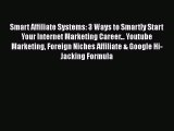 Download Smart Affiliate Systems: 3 Ways to Smartly Start Your Internet Marketing Career...