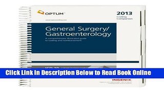 Read Coding Companion for General Surgery/ Gastroenterology 2013  Ebook Free