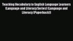 Read Teaching Vocabulary to English Language Learners (Language and Literacy Series) (Language