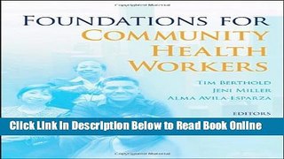 Read Foundations for Community Health Workers  Ebook Free