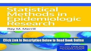 Download Statistical Methods In Epidemiologic Research  Ebook Online
