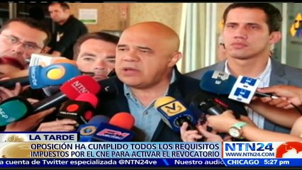 "Estamos exigiendo que se activen 40.000 mesas en 14.000 centros de votación" en toda Venezuela: 'Chúo' Torrealba