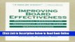 Read Improving Board Effectiveness: Practical Lessons for Nonprofit Health Care Organizations (J-B
