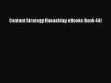 PDF Content Strategy (Smashing eBooks Book 44)  Read Online