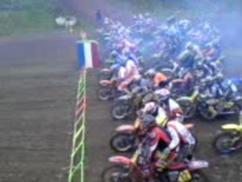 depart de moto cross
