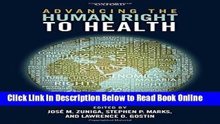 Read Advancing the Human Right to Health  Ebook Free