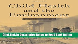 Download Child Health and the Environment (Medicine)  PDF Online