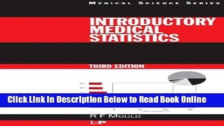 Read Introductory Medical Statistics, 3rd edition (Series in Medical Physics and Biomedical